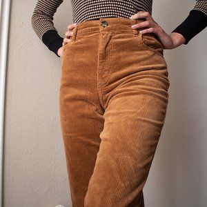 High-Rise Corduroy Pants